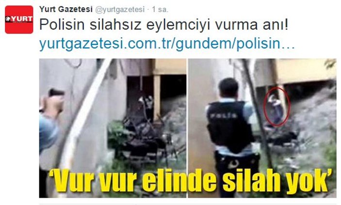 CHP'nin gazetesi teröriste eylemci dedi