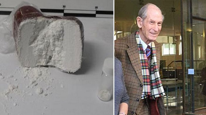 91 yaşındaki adam 4,5 kilo kokainle yakalandı