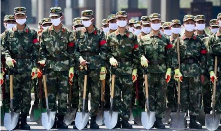 Çin'deki patlama uzaydan bile görüldü