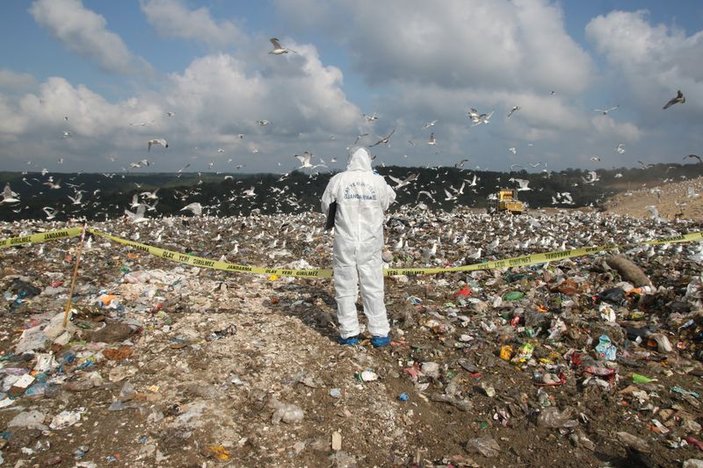Şile'deki çöp döküm sahasında ceset bulundu