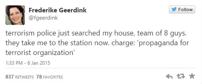 Hollandalı gazeteci Geerdink yine provokasyon peşinde