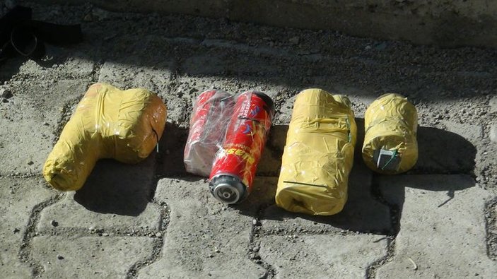 Belediyenin kamyonunda 100 kilo bomba yakalandı