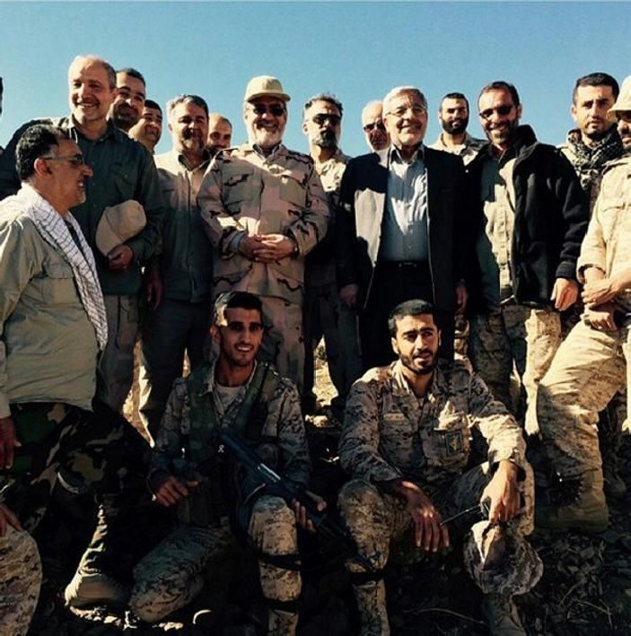 İranlı bakan asker üniforması giyerek Kandil'e çıktı