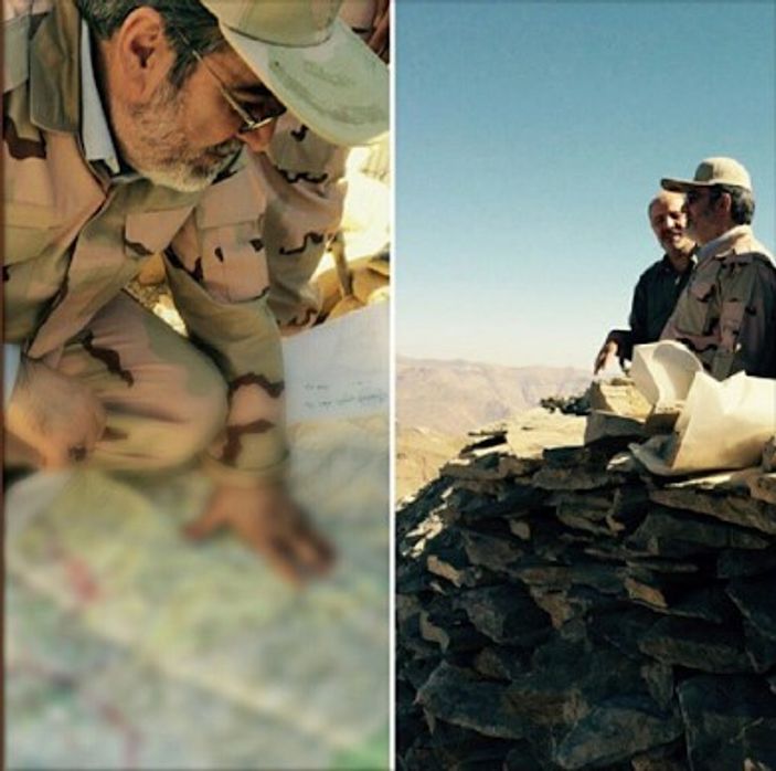 İranlı bakan asker elbisesi giyip Kandil'e çıktı