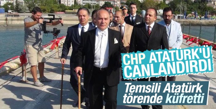 CHP'nin temsili Atatürk'ünden özür