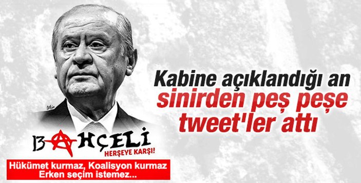 Davutoğlu Bahçeli'nin tweet'lerini eleştirdi