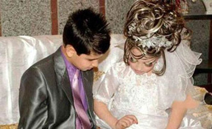 İran'da 14 yaşındaki çocukla 10 yaşındaki kız evlendi