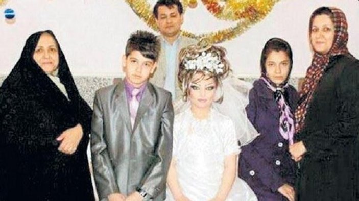 İran'da 14 yaşındaki çocukla 10 yaşındaki kız evlendi