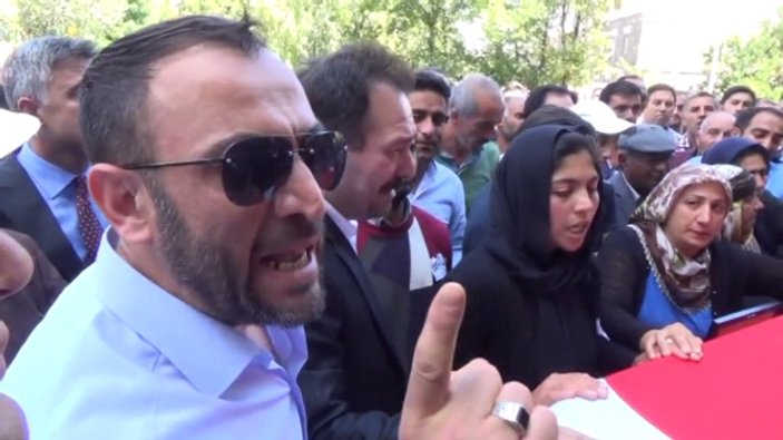 Şehidin cenaze töreninde isyan etti: PKK'lıların hepsi Ermeni