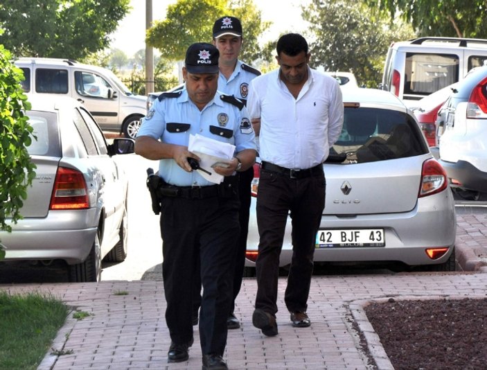 Konya'da polise kafa ve yumruk atan kişi serbest bırakıldı