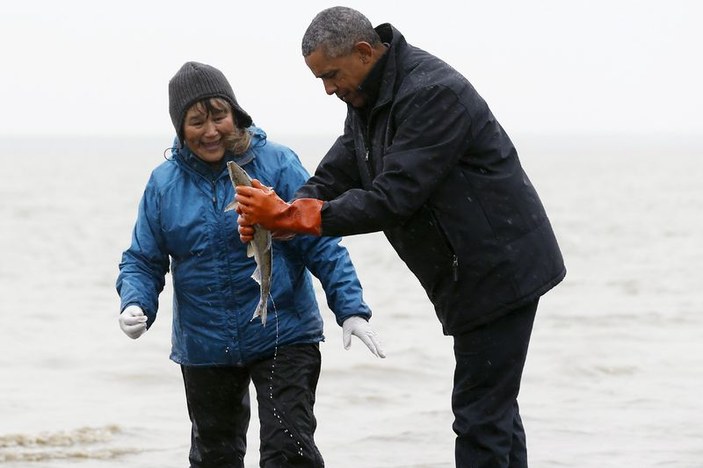 Obama'nın Alaska ziyareti