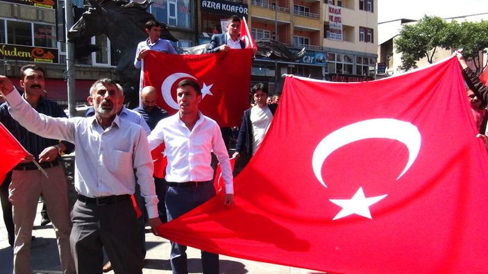 Kars'ta teröre tepki yürüyüşü düzenlendi