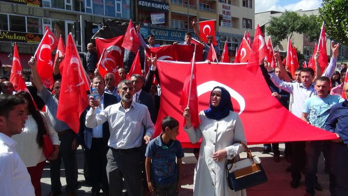 Kars'ta teröre tepki yürüyüşü düzenlendi