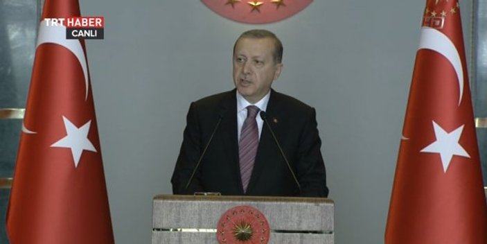 Erdoğan: Tek çözüm örgütün silah bırakmasıdır