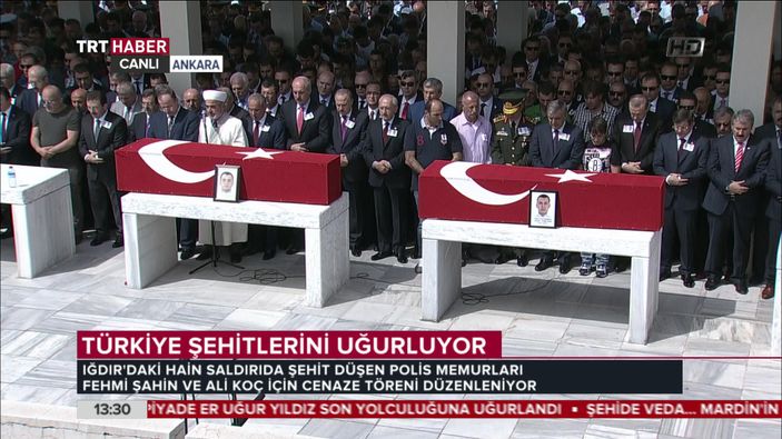 Iğdır şehitlerine Ankara'da son görev