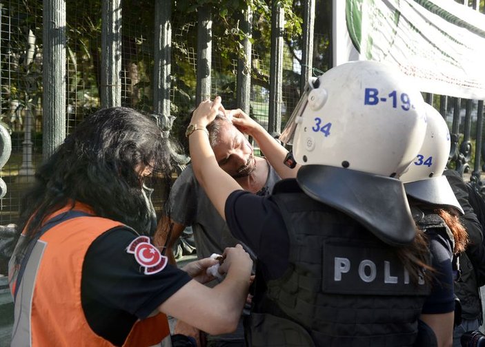 Beyoğlu'ndaki 'Barış Bloku' eyleminde olaylar
