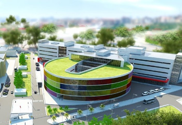 Ümraniye Çocuk Hastanesi binası rengarenk olacak