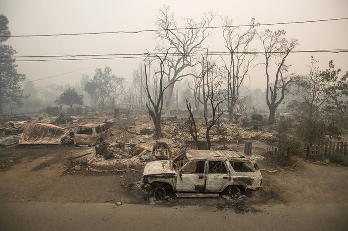 Kaliforniya'daki yangında korkutan bilanço