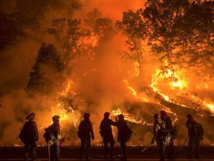 california yangın