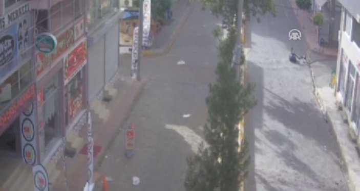 Mardin'de teröristler pusu kurarken görüntülendi