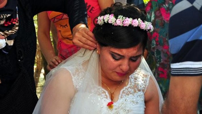 Osmaniye'de damatsız düğün yapıldı