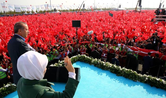 Yenikapı'da teröre karşı tek ses mitingi