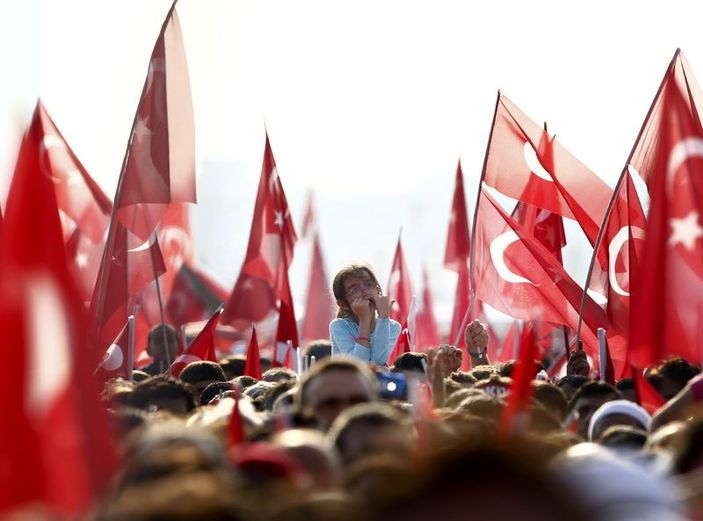 Yenikapı'da teröre karşı tek ses mitingi