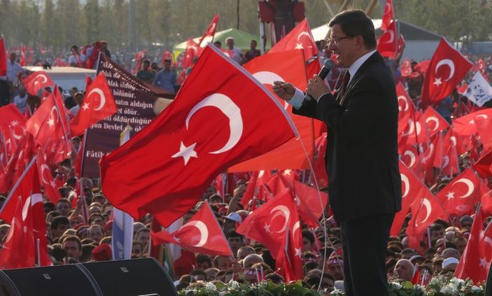 Başbakan Davutoğlu'nun Yenikapı konuşması