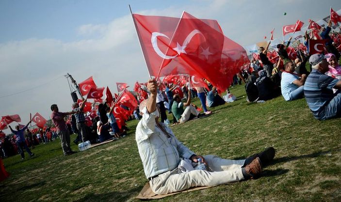 Yenikapı'da teröre karşı tek ses mitingi