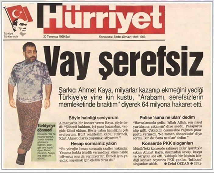 Orhan Gencebay: Ahmet Kaya devlet düşmanı değildi