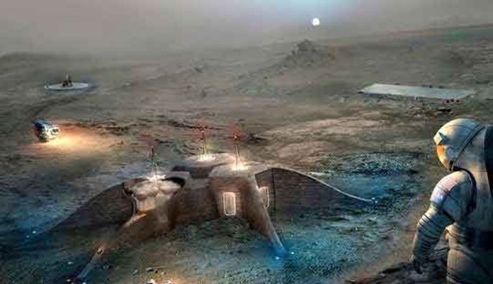 Mars'ta inşa edilecek ev tipi belli oldu