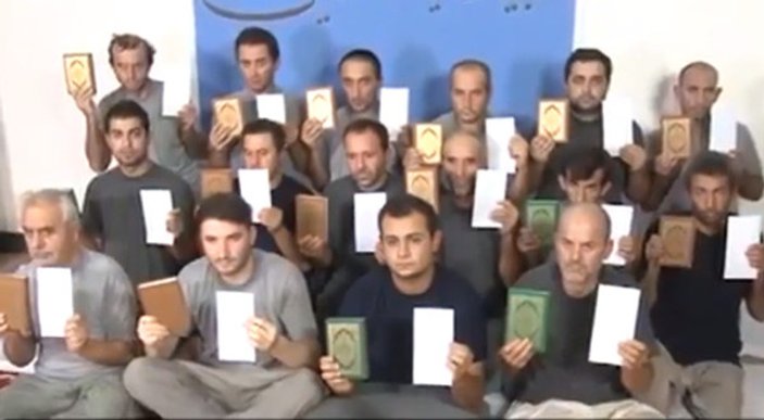 Irak'ta kaçırılan 16 Türk 28 gün sonra serbest bırakıldı
