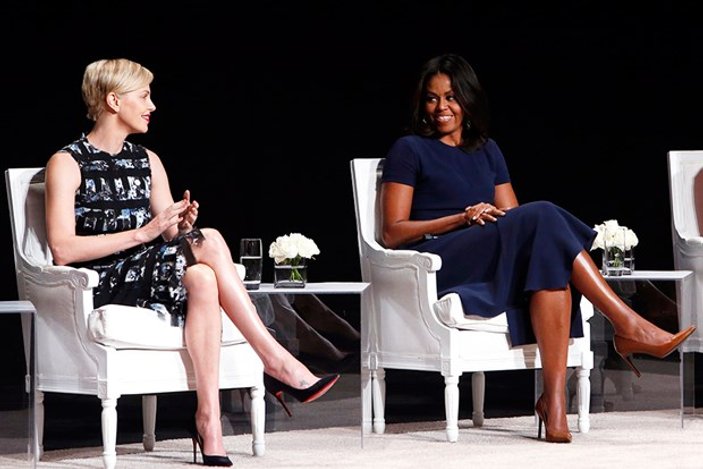 Michelle Obama kızlara seslendi