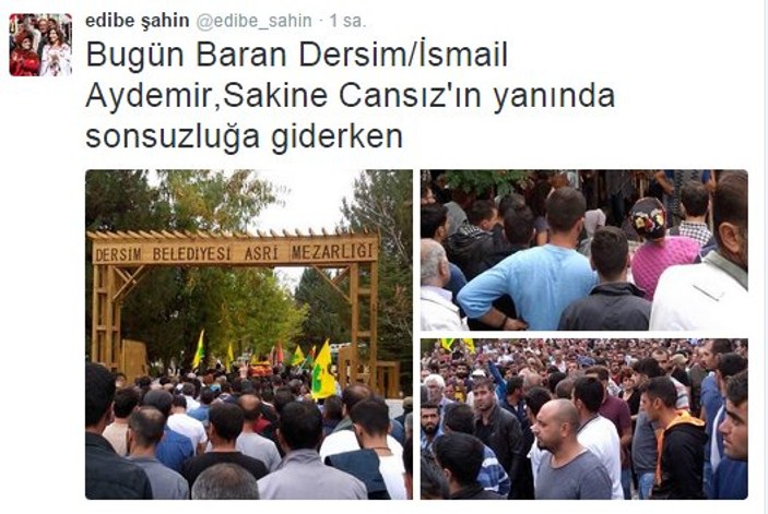 HDP'li vekiller terörist cenazesine katıldı