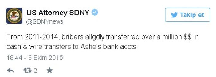 Birleşmiş Milletler'de rüşvet skandalı