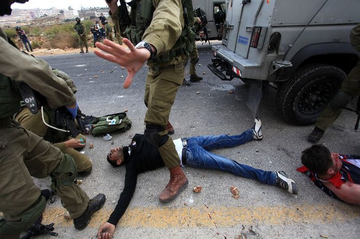 İsrail ordusu ile Filistinliler çatıştı: 99 yaralı