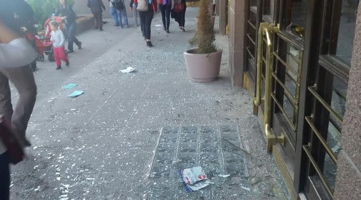 Ankara'daki patlamadan ilk görüntüler