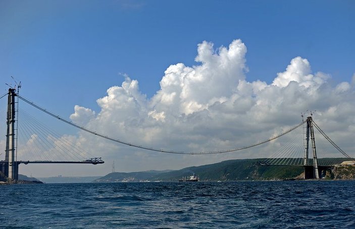 3. Köprü projesinde iki yakanın birleşmesine 585 metre kaldı