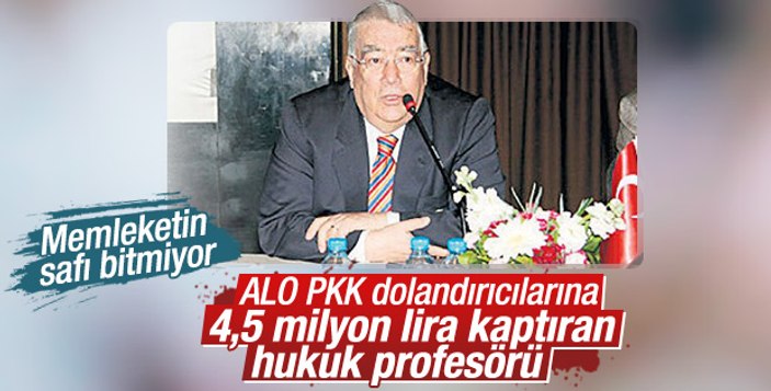 4.5 milyonu dolandırıcılara kaptıran Prof. konuştu