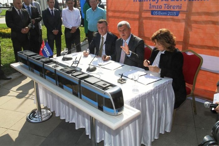 Kocaeli tramvay hattının temeli 19 Ekim'de atılıyor