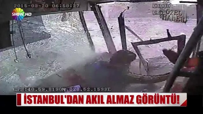 Bakırköy'deki metrobüs kazasının görüntüleri ortaya çıktı