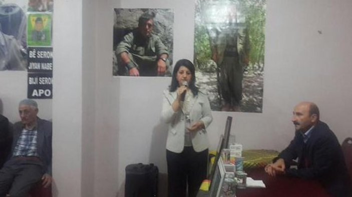 HDP'li Pervin Buldan terörist taziyesine gitti