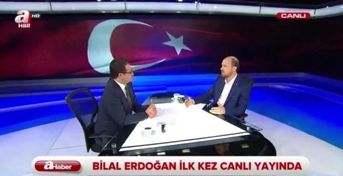 Bilal Erdoğan ilk kez canlı yayına çıktı