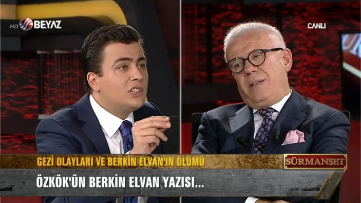 Beyaz TV'de Osman Gökçek'ten Ertuğrul Özkök'e zor sorular