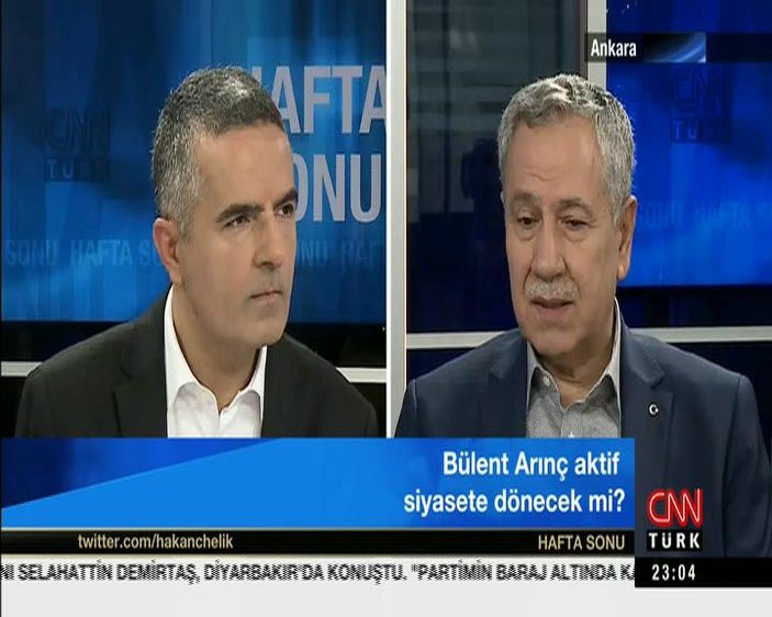 Bülent Arınç Aydın Doğan'ın kanalında muhalefet yaptı