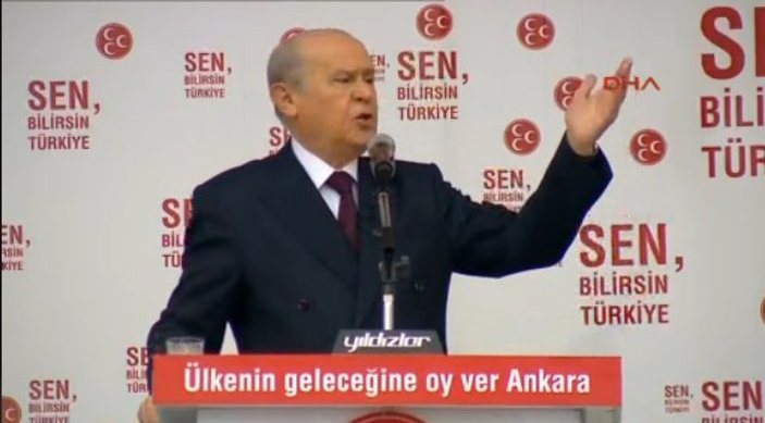 Devlet Bahçeli'nin Ankara mitingi konuşması