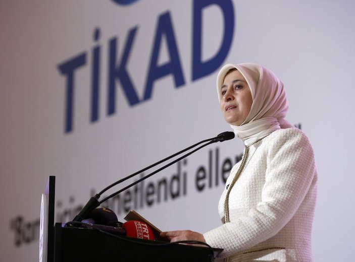 Sare Davutoğlu TİKAD toplantısında konuştu