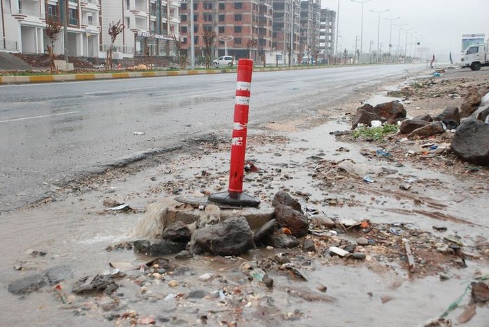 Diyarbakır'da sağanak yağış