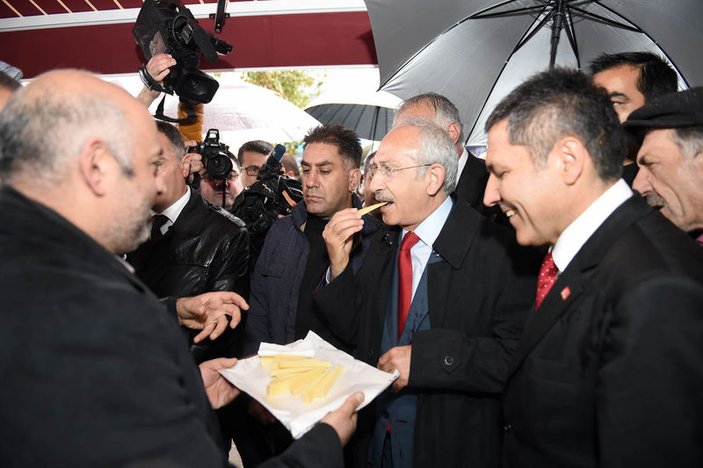 Kılıçdaroğlu Kars'ta esnafı ziyaret etti