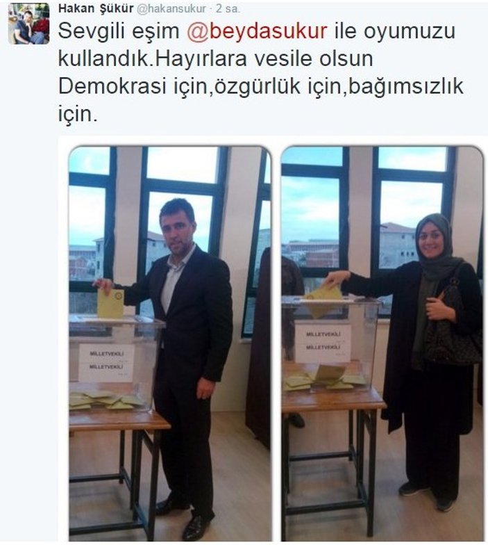 Hakan Şükür oyunu kullandı